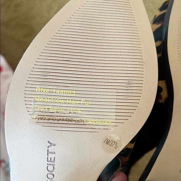 Sole Society Animal Print Ankle Booties - Picture 6 of 6